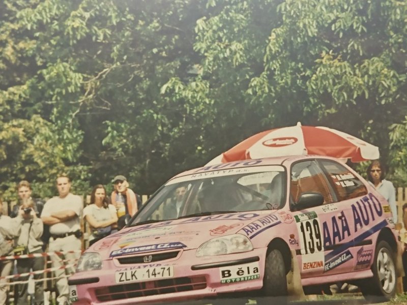 RAJD WRC 2005 ZDJĘCIE NUMER #117 HONDA CIVIC