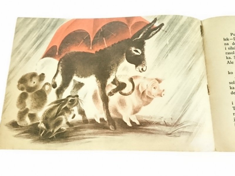 CZERWONY PARASOL - Jadwiga Wełykanowicz 1955