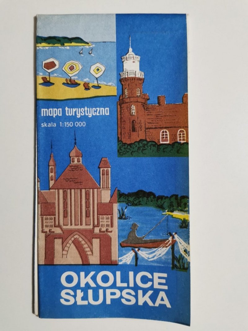 OKOLICE SŁUPSKA. MAPA TURYSTYCZNA SKALA 1: 150 000 1984