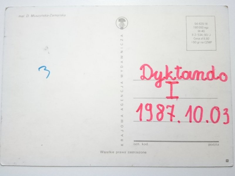 DZIEWCZYNKA Z ARBUZEM MAL. D. MUSZYŃSKA-ZAMORSKA