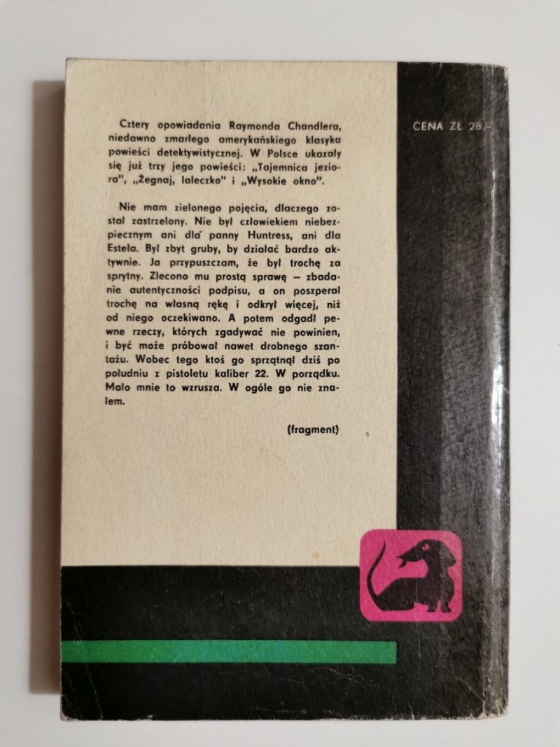KŁOPOTY TO MOJA SPECJALNOŚĆ - Raymond Chandler 1977