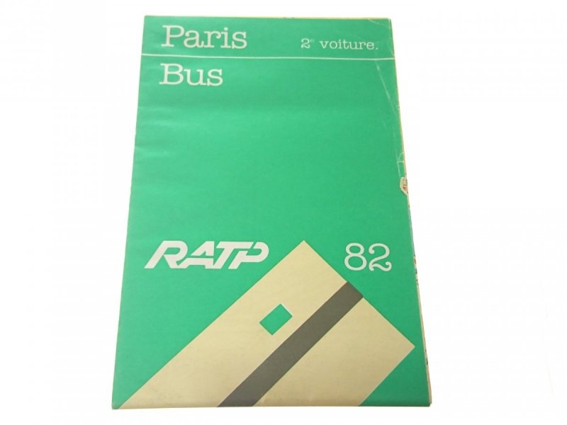 PARIS BUS 2 VOITURE. RATP 82