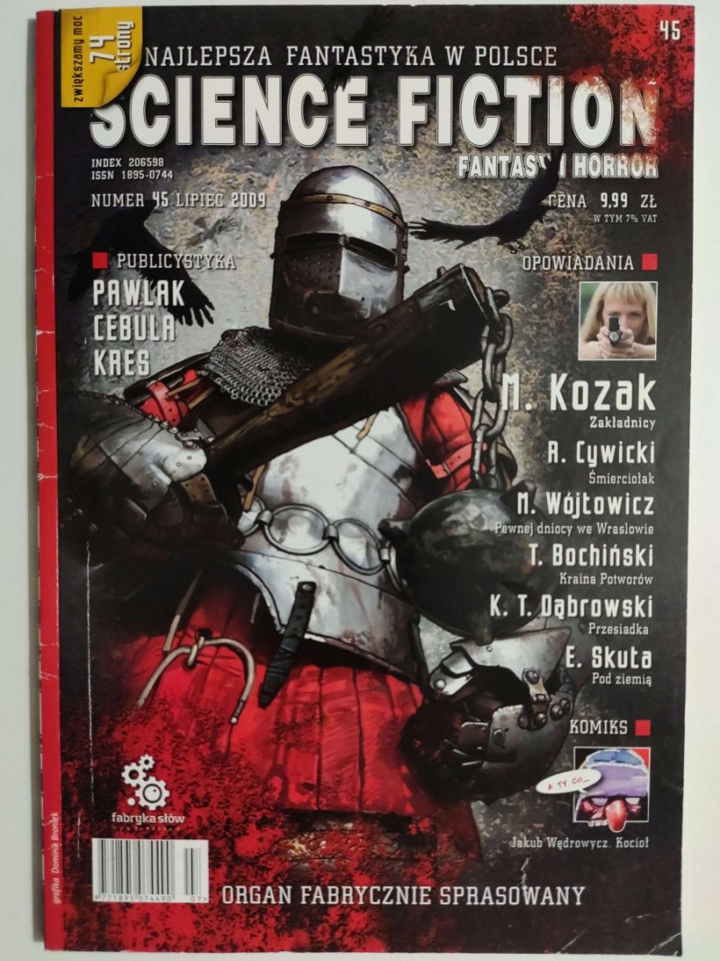 SCIENCE FICTION FANTASY I HORROR NR 45 LIPIEC 2009