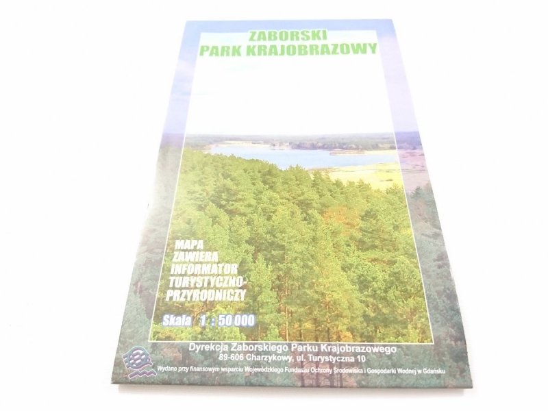 ZABORSKI PARK KRAJOBRAZOWY. MAPA ZAWIERA INFORMATOR