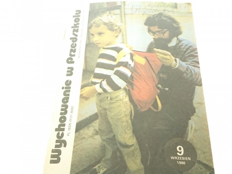 WYCHOWANIE W PRZEDSZKOLU 9 WRZESIEŃ 1986