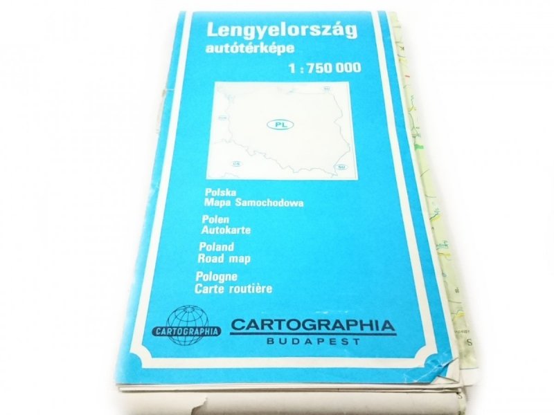 POLSKA MAPA SAMOCHODOWA 1: 750 000