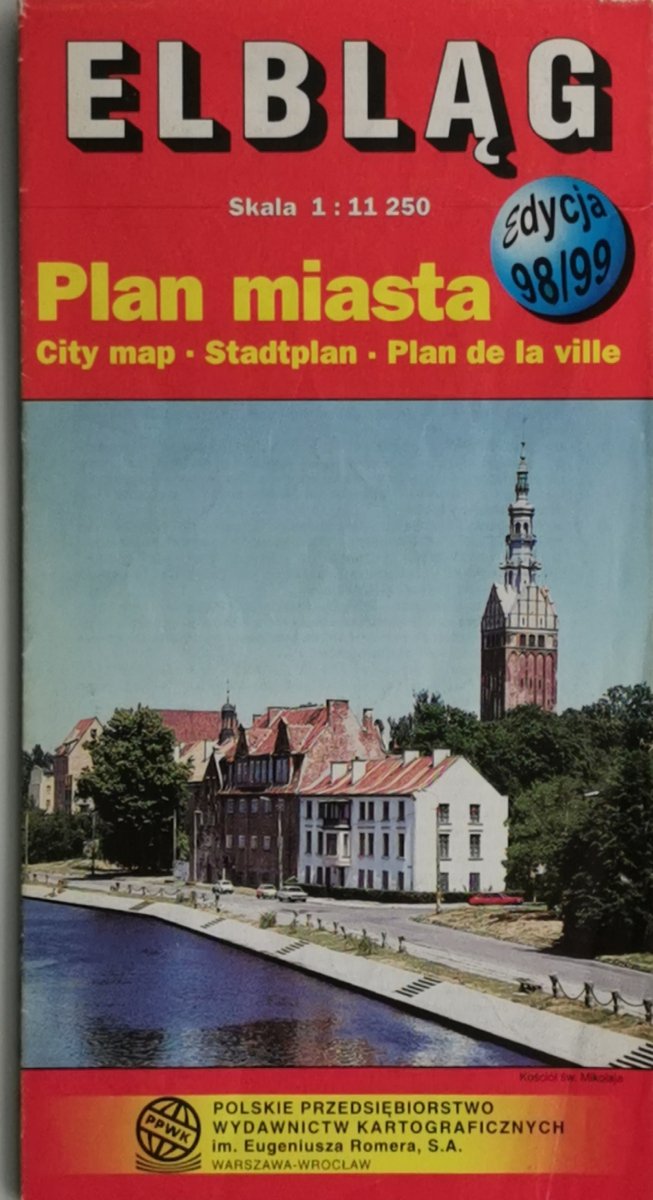 ELBLĄG 1: 11 250 PLAN MIASTA 1998