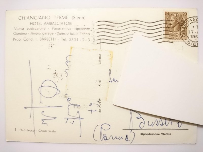 CHIANCIANO TERME (SIENA) HOTEL AMBASCIATORI. NUOVA COSTRUZIONE