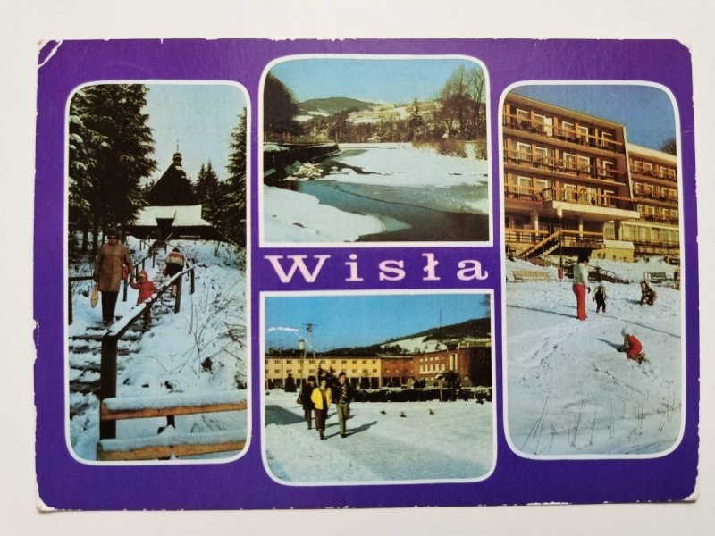 WISŁA. CZTERY UJĘCIA ZIMOWĄ PORĄ FOT. GRZĘDA