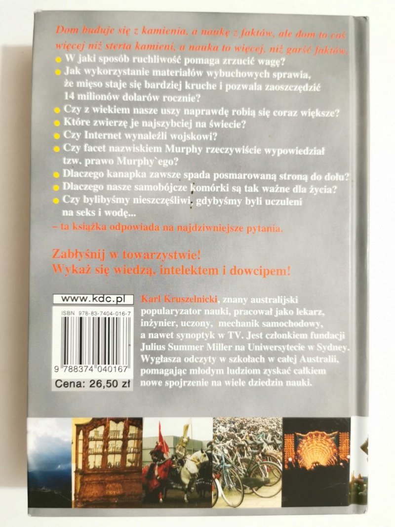CIEKAWOSTKI NAUKOWE CZYLI CZYM BŁYSNĄĆ W TOWARZYSTWIE 2004