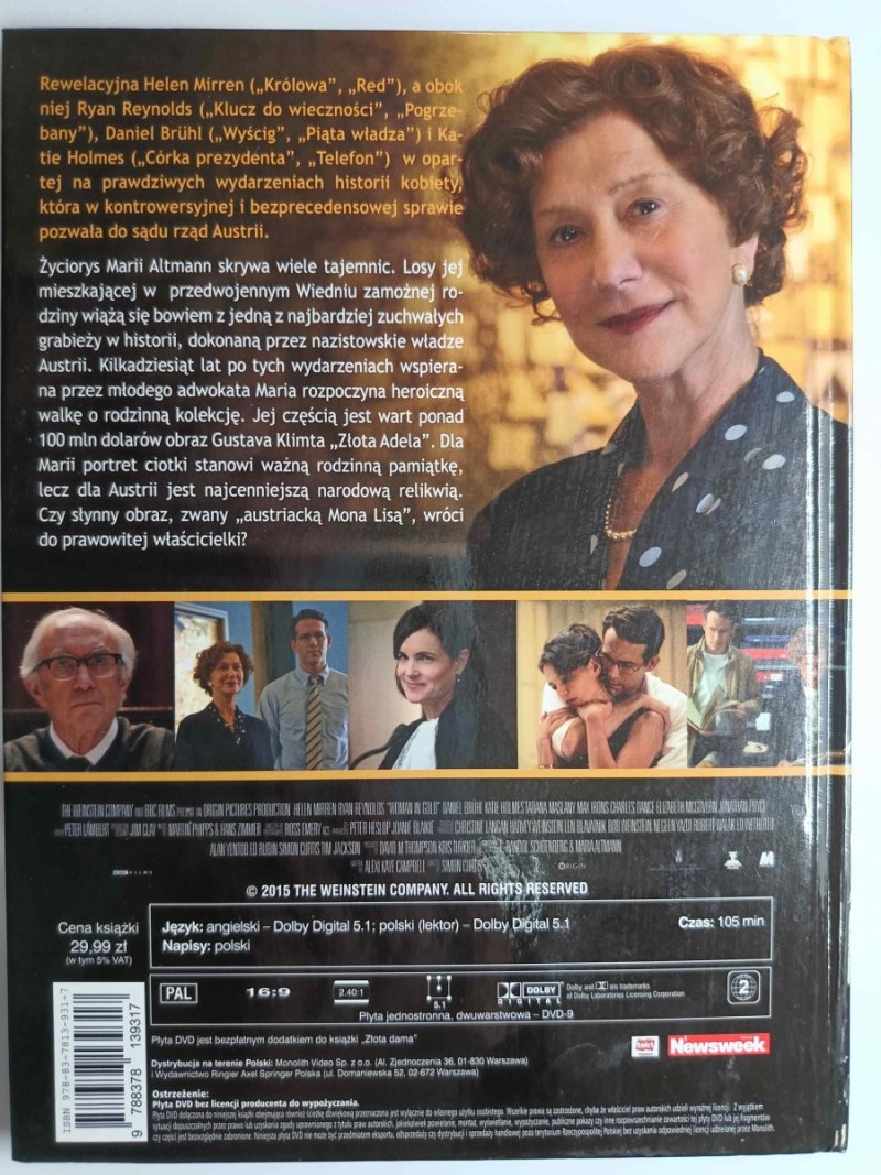 DVD. ZŁOTA DAMA