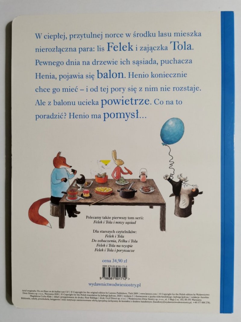 FELEK I TOLA I BALON HENIA - Sylvia Vanden Heede 