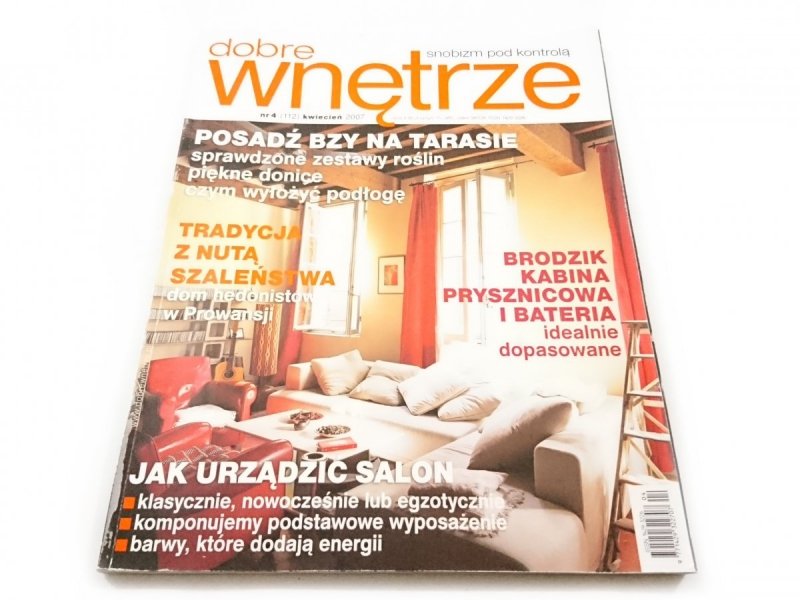 DOBRE WNĘTRZE NR 4 (112) KWIECIEŃ 2007