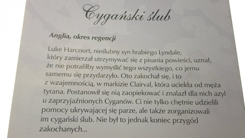 CYGAŃSKI ŚLUB - Paula Marshall 2007