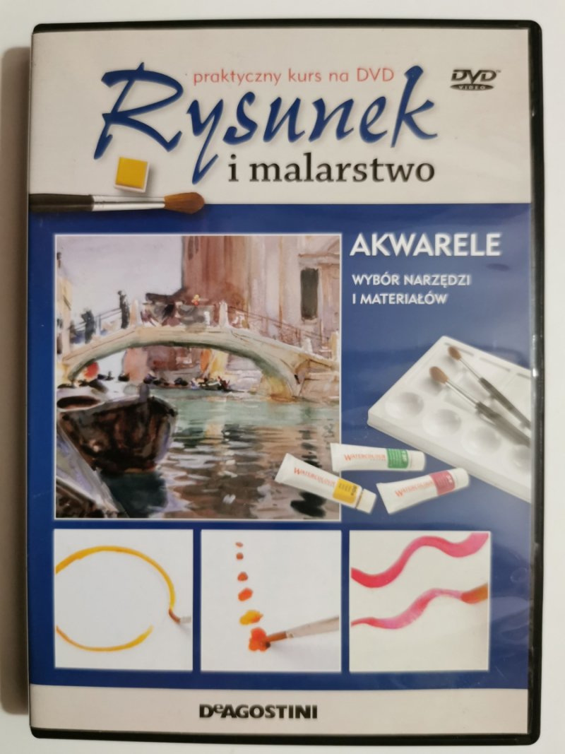 DVD. PRAKTYCZNY KURS RYSUNEK I MALARSTWO. AKWARELE CZ. 1