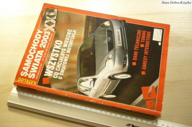 KATALOG SAMOCHODY ŚWIATA 2003 WSZYSTKO CO