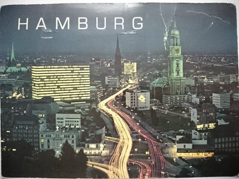 HAMBURG. BLICK AUF OST-WEST-STRASSE