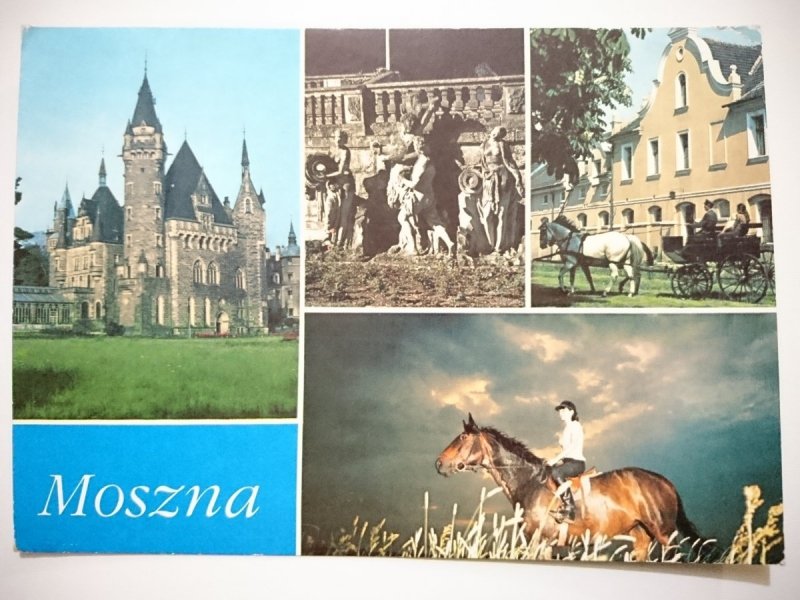 MOSZNA. MIEJSCOWOŚĆ W WOJ. OPOLSKIM NA NIZINIE ŚLĄSKIEJ FOT. DUTKIEWICZ I INNI