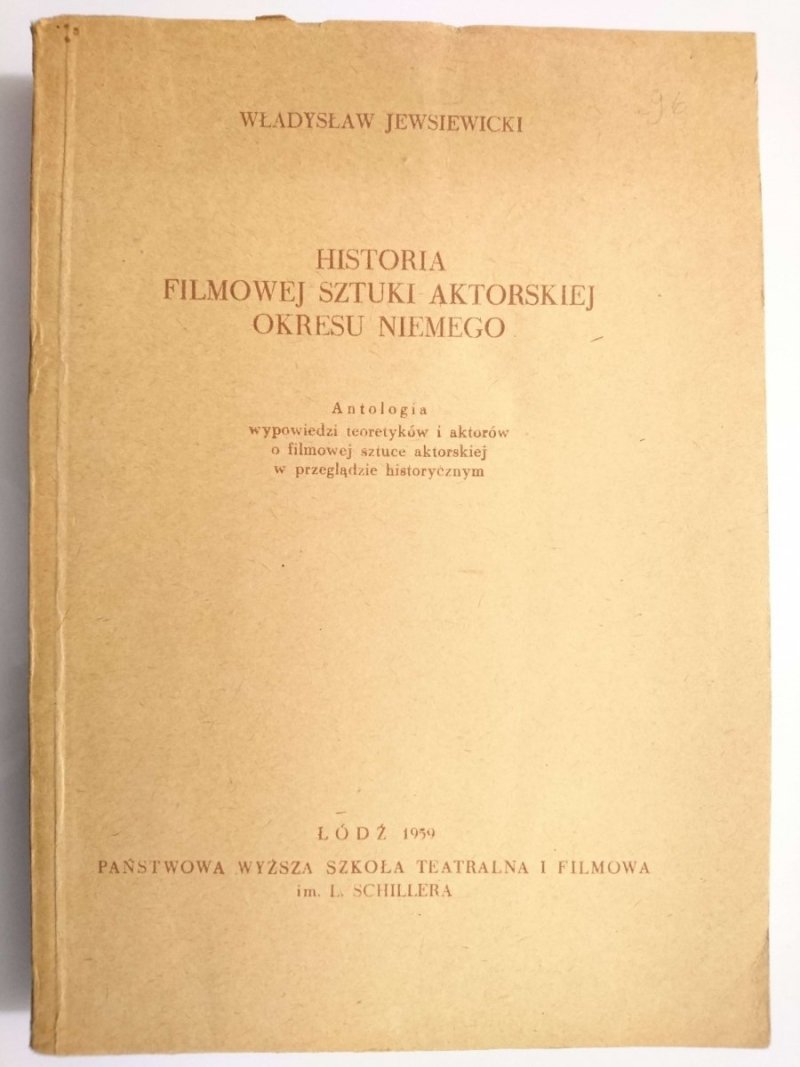 HISTORIA SZTUKI FILMOWEJ OKRESU NIEMEGO 1959