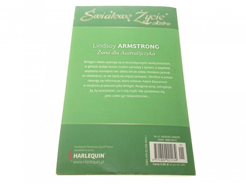 ŻONA DLA AUSTRALIJCZYKA - Lindsay Armstrong 2013