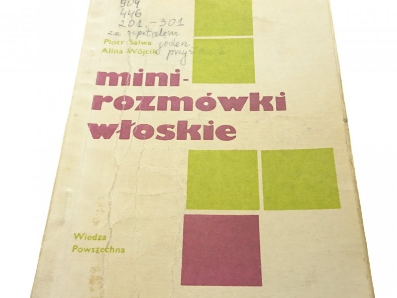 MINI ROZMÓWKI WŁOSKIE - Piotr Salwa, Alina Wójcik