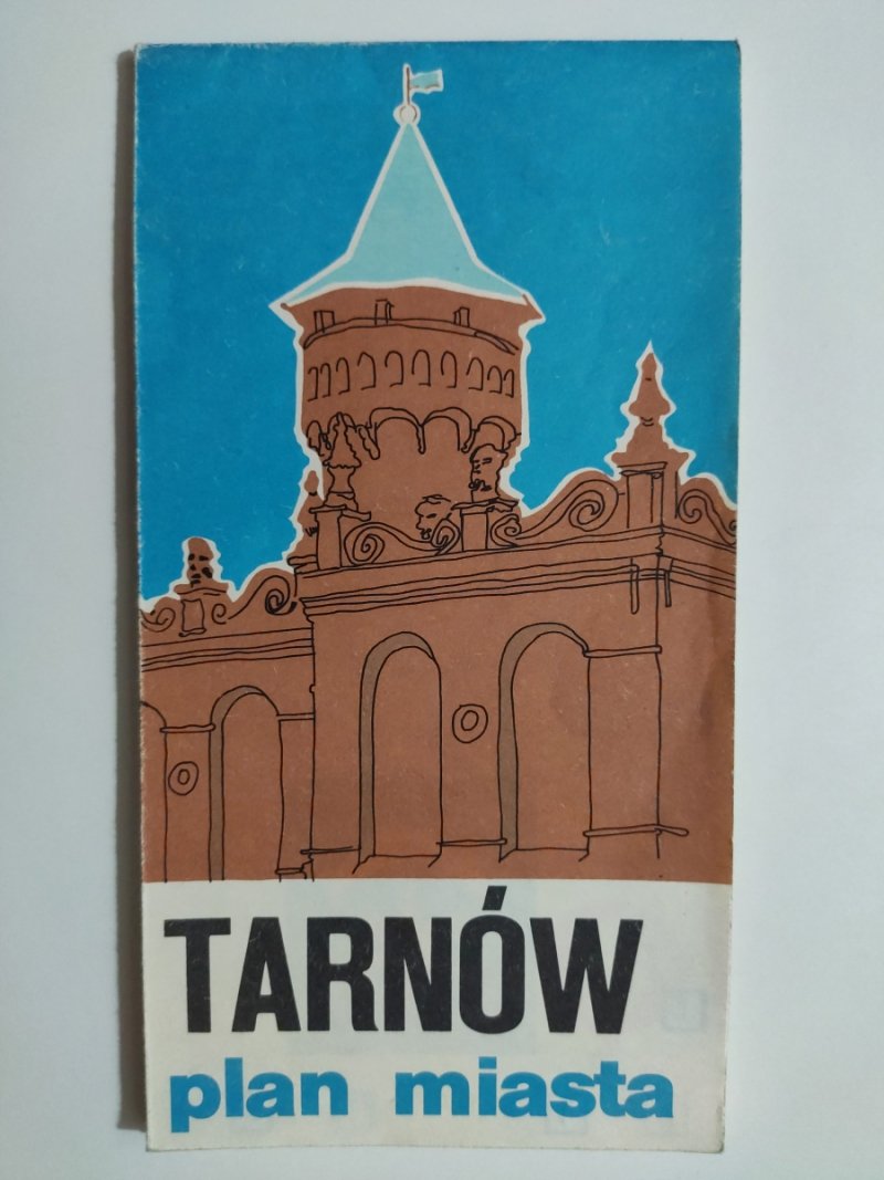 TARNÓW PLAN MIASTA 1986