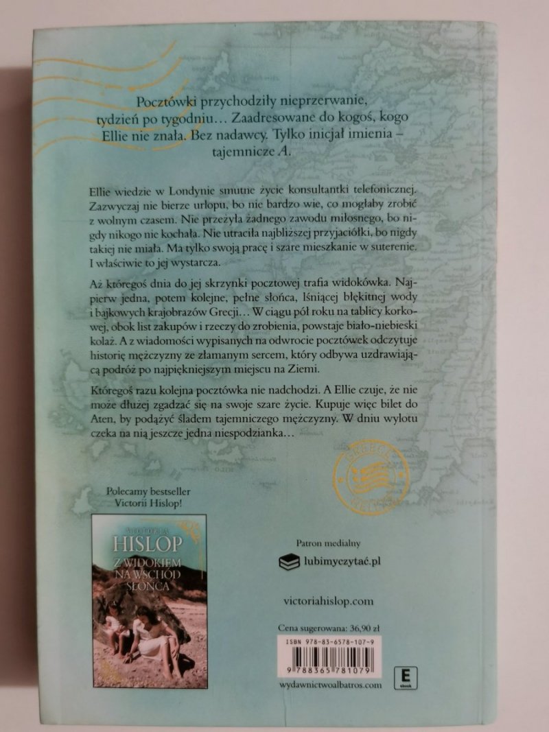 POCZTÓWKI Z GRECJI - Victoria Hislop 2016