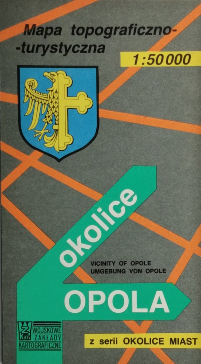 OKOLICE OPOLA MAPA 1:50 000 1992