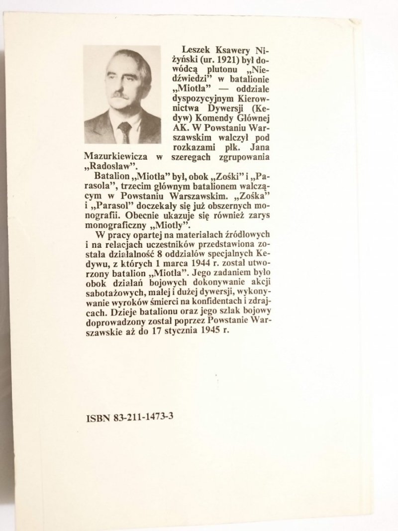 BATALION MIOTŁA - Leszek Niżyński 1992