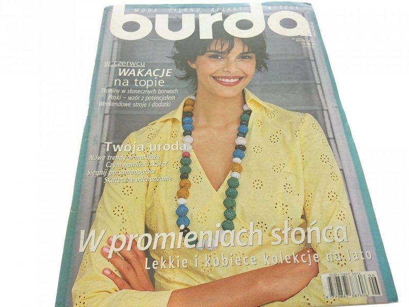BURDA NR 6/2006 W PROMIENIACH SŁOŃCA. LEKKIE