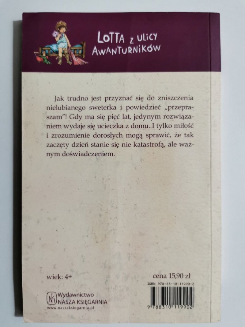 LOTTA Z ULICY AWANTURNIKÓW - Astrid Lindgren 