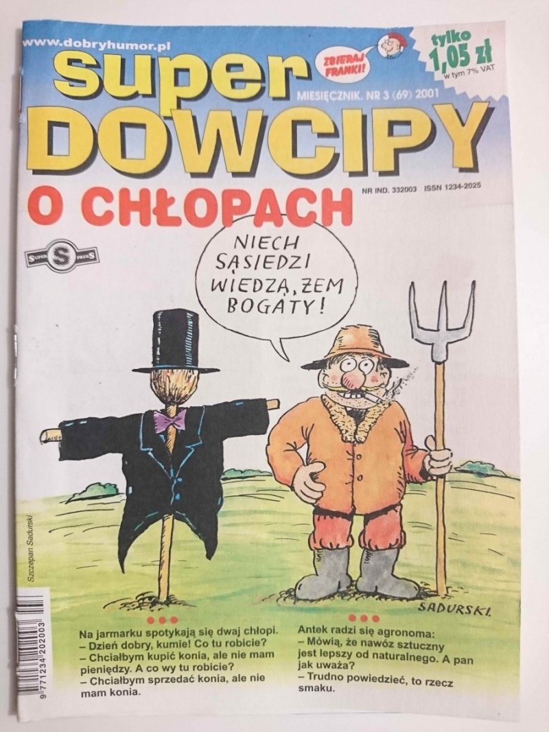 SUPER DOWCIPY NR 3 (69) 2001 O CHŁOPACH