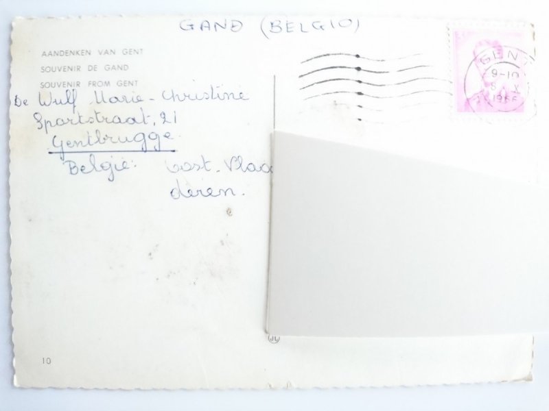 AANDENKEN VAN GENT