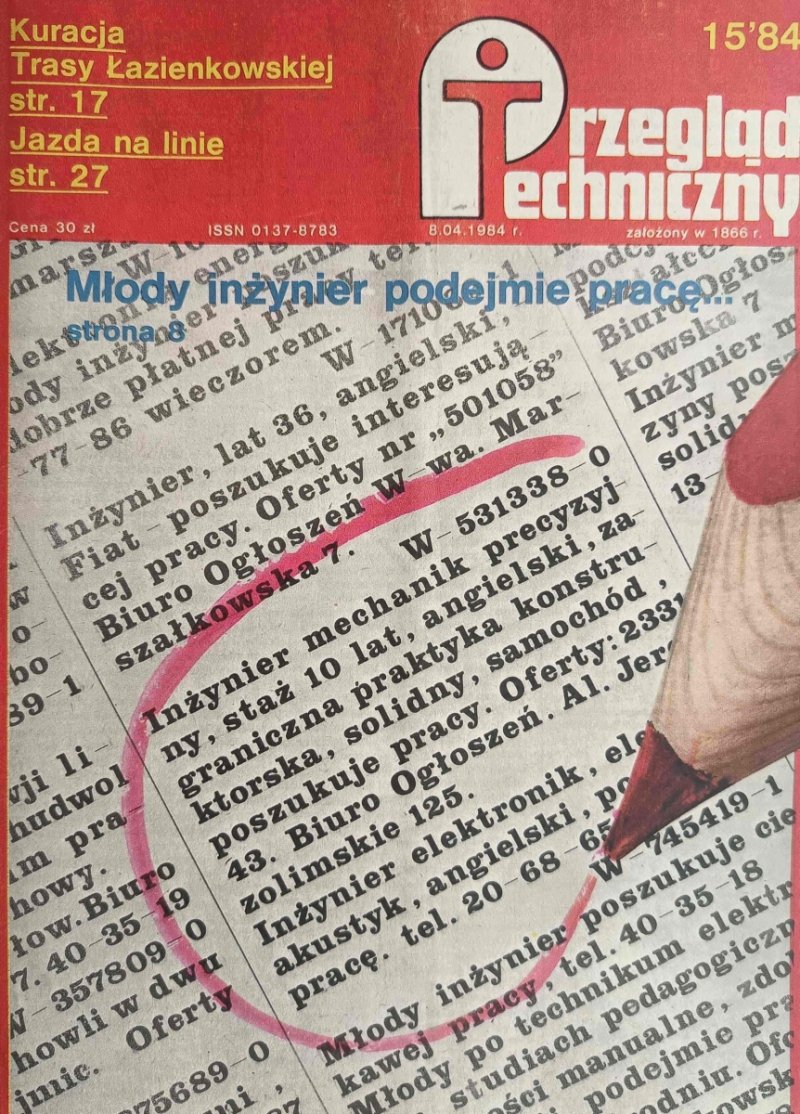 PRZEGLĄD TECHNICZNY NR 15/1984