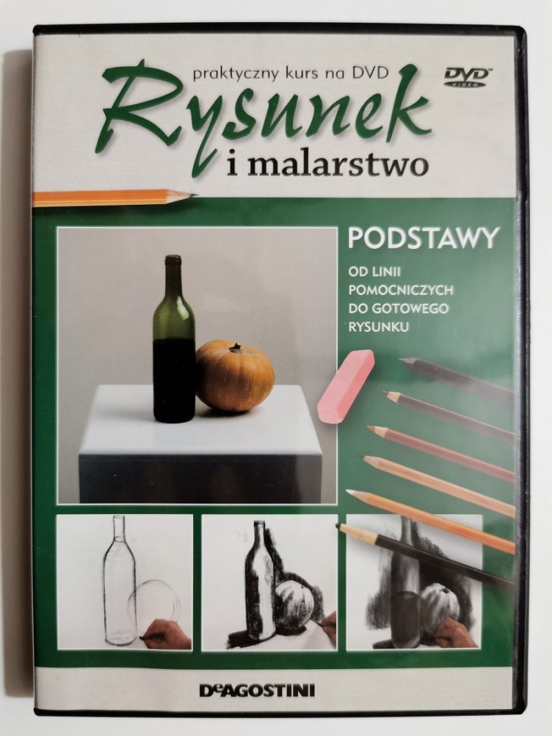 DVD. PRAKTYCZNY KURS RYSUNEK I MALARSTWO. PODSTAWY CZ. 3