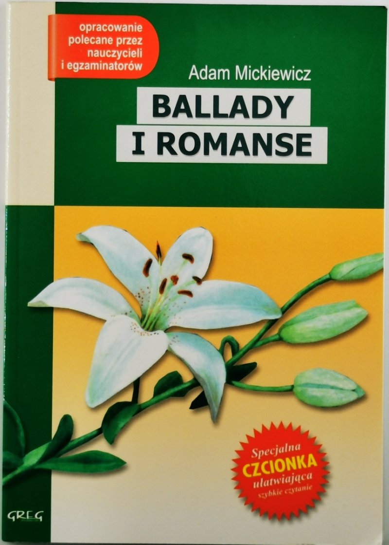 BALLADY I ROMANSE - Adam Mickiewicz