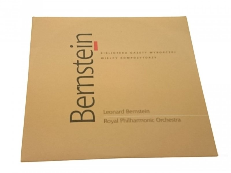 WIELCY KOMPOZYTORZY. BERNSTEIN CD AUDIO