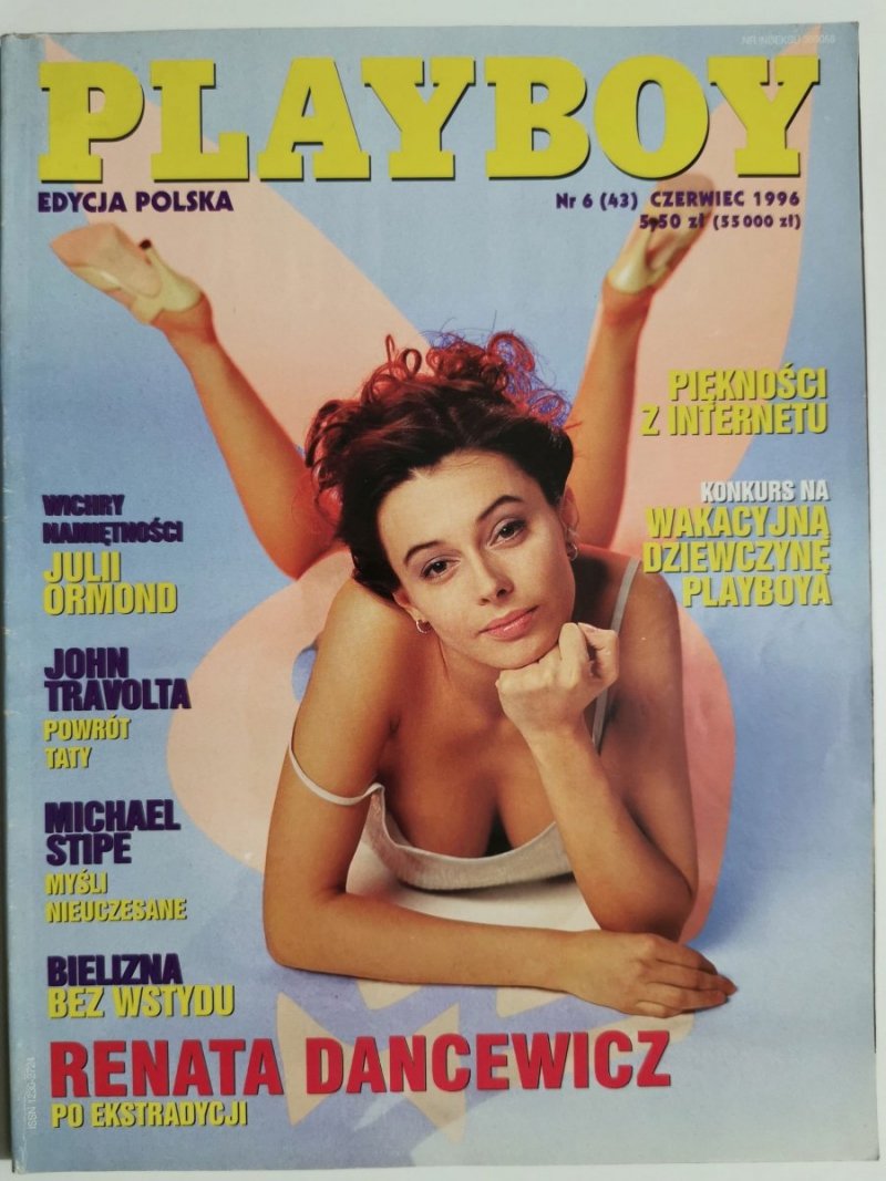 PLAYBOY NR 6 (43) CZERWIEC 1996 RENATA DANCEWICZ 