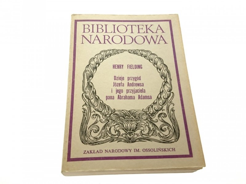 DZIEJE PRZYGÓD JÓZEFA ANDREWSA - Fielding 1987