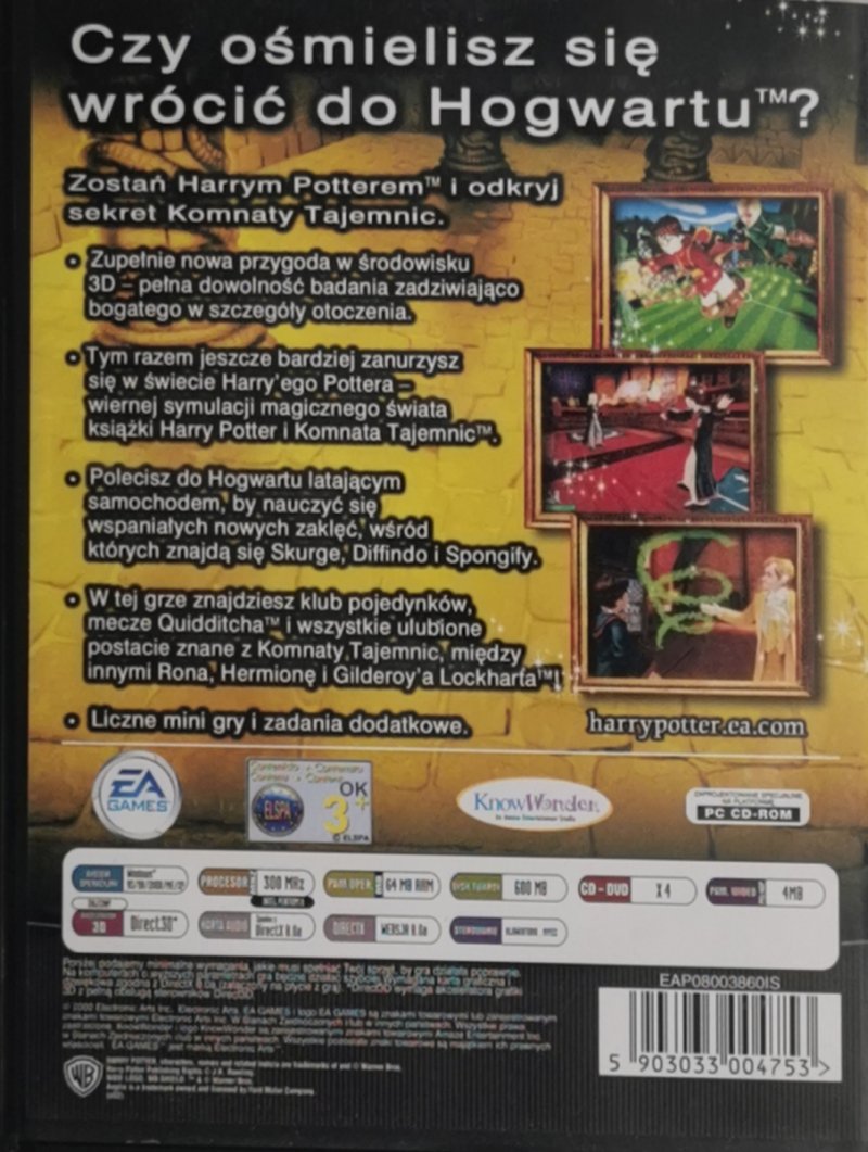 CD. HARRY POTTER I KOMNATA TAJEMNIC