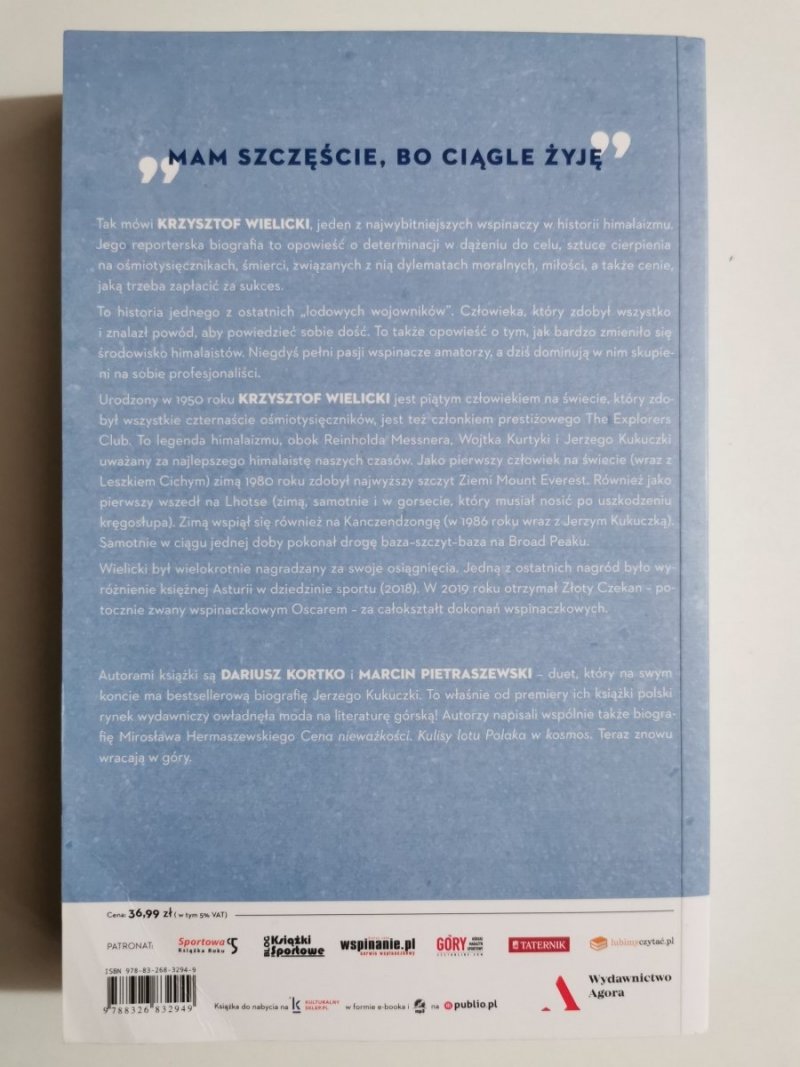 KRZYSZTOF WIELICKI. PIEKŁO MNIE NIE CHCIAŁO 