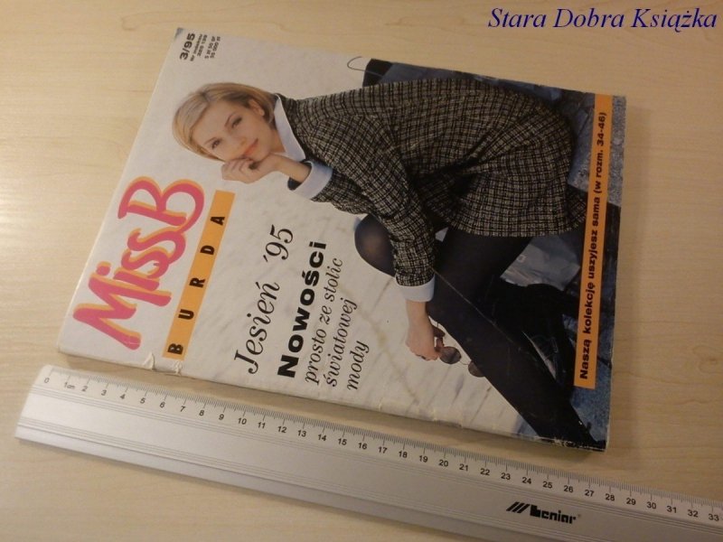 MISS B BURDA 3/95 JESIEŃ '95 NOWOŚCI PROSTO