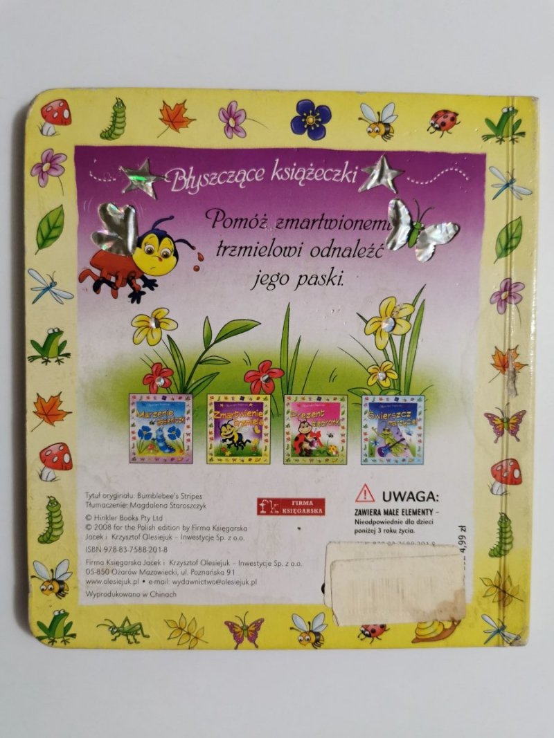 BŁYSZCZĄCE KSIĄŻECZKI. ZMARTWIENIE TRZMIELA 2008
