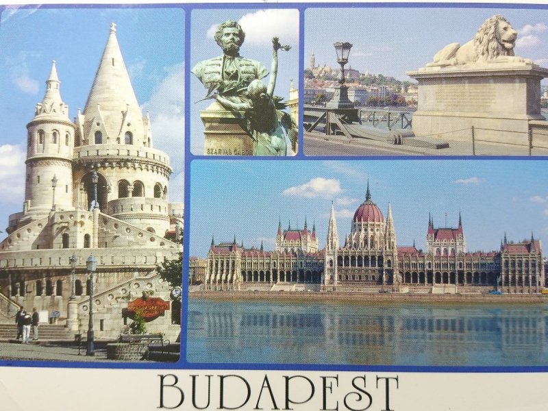 BUDAPEST. UNGARN LINKS: FISCHERBASTEI HALASBASTYA