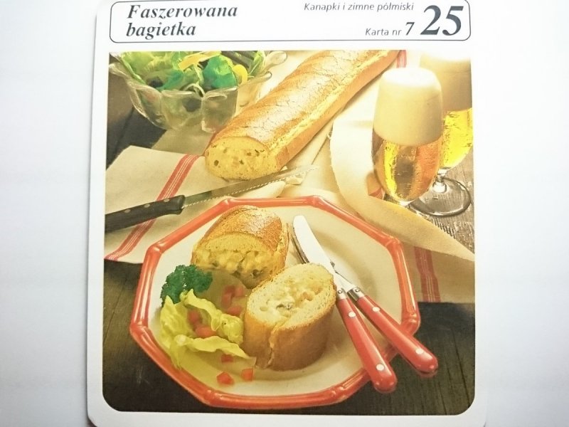 KARTA KULINARNA NR 7 FASZEROWANA BAGIETKA