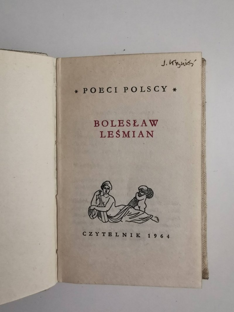 POECI POLSCY. BOLESŁAW LEŚMIAN 1964