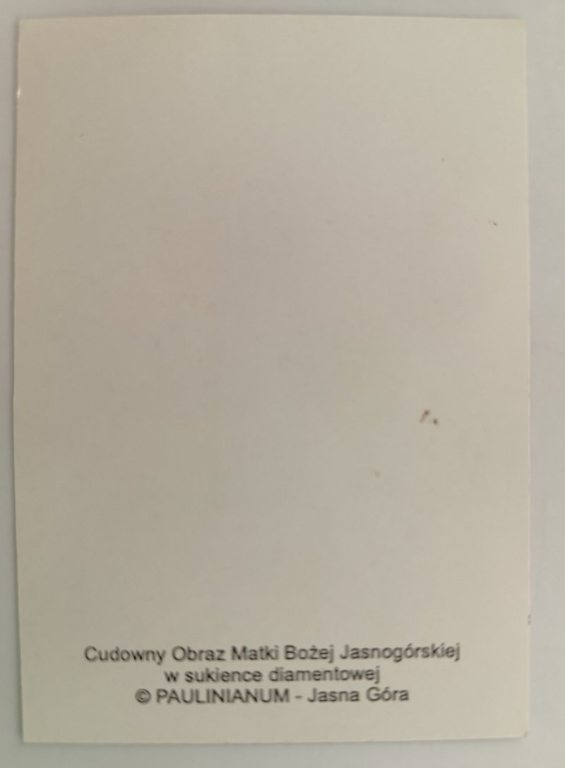 CUDOWNY OBRAZ MATKI BOŻEJ JASNOGÓRSKIEJ
