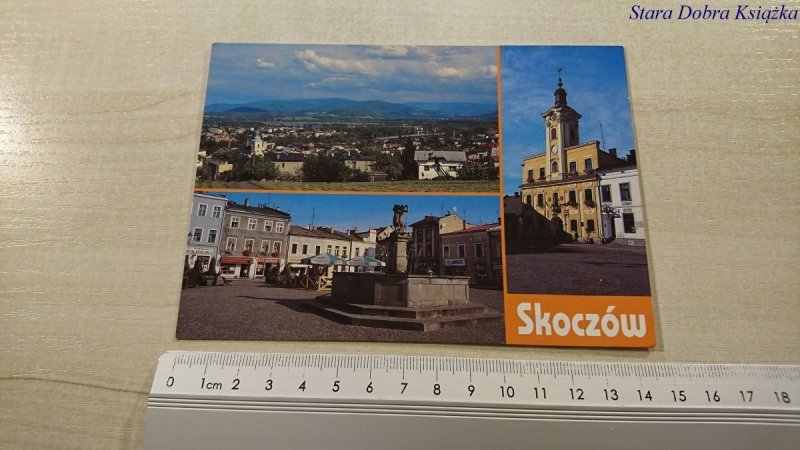 SKOCZÓW. PANORAMA MIASTA I BESKIDU FOT. P. DRABIK