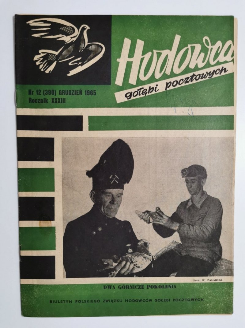 HODOWCA GOŁĘBI POCZTOWYCH NR 12 1965
