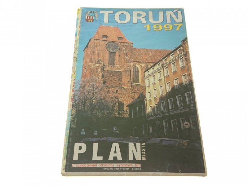 TORUŃ 1997 PLAN MIASTA